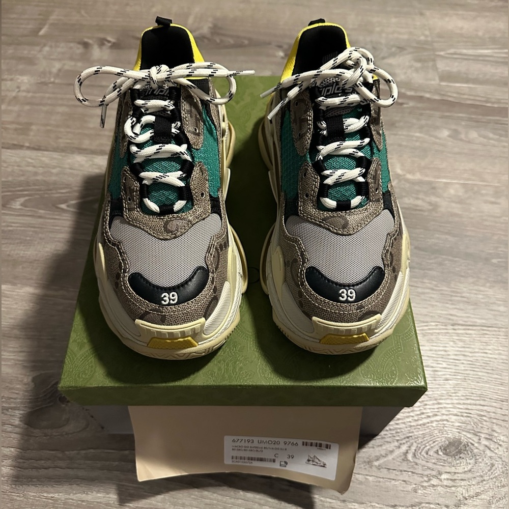 Balenciaga & Gucci Triple S Sneakers